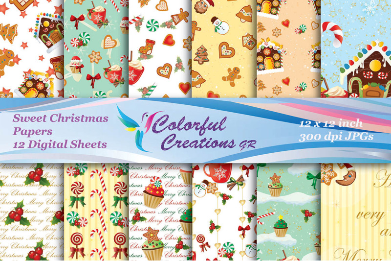 christmas-digital-papers-gingerbread-cookies-digital-papers-christma