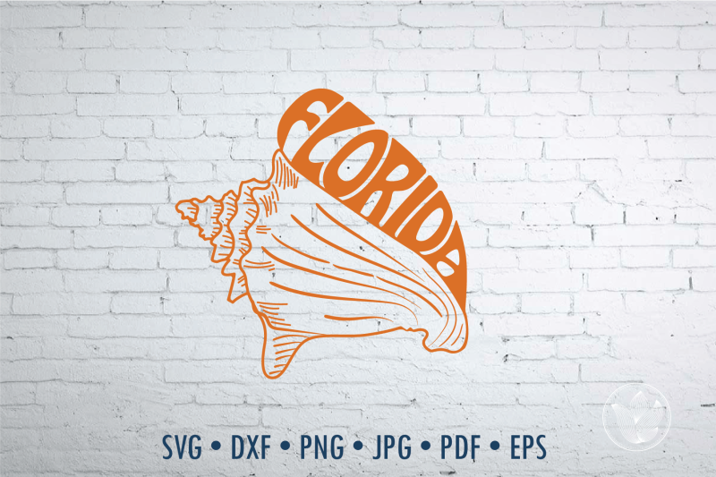 florida-word-art-conch-shell-svg-dxf-eps-png-cut-file