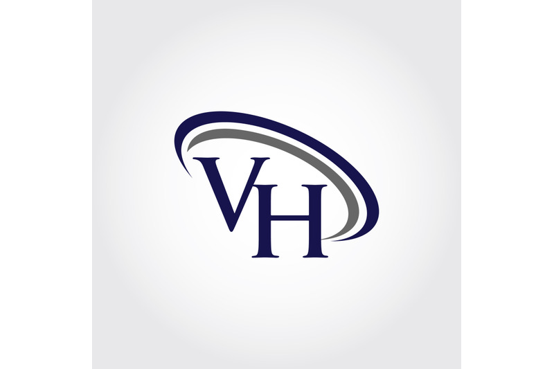 monogram-vh-logo-design