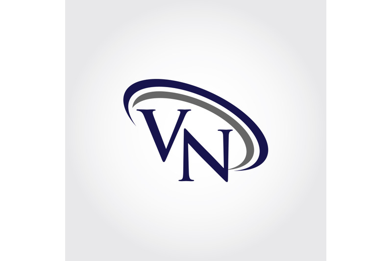 monogram-vn-logo-design