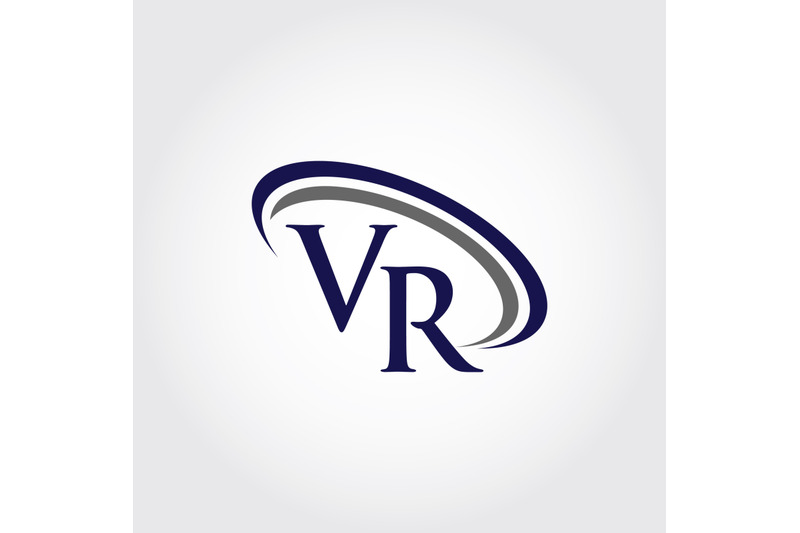 monogram-vr-logo-design