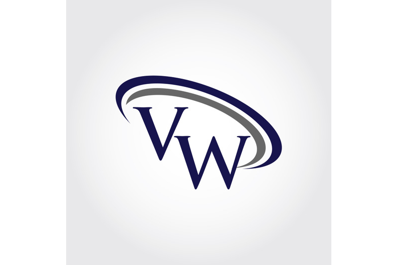 monogram-vw-logo-design