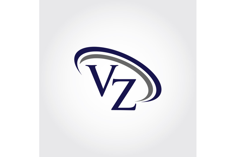 monogram-vz-logo-design