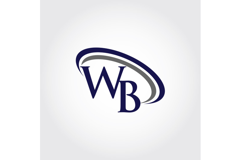 monogram-wb-logo-design