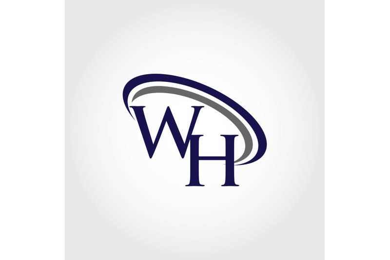 monogram-wh-logo-design