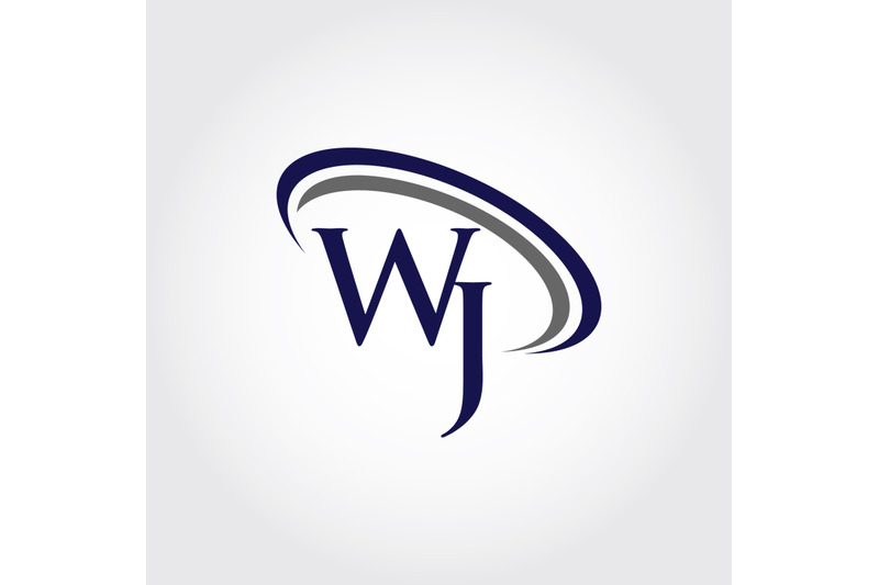 monogram-wj-logo-design