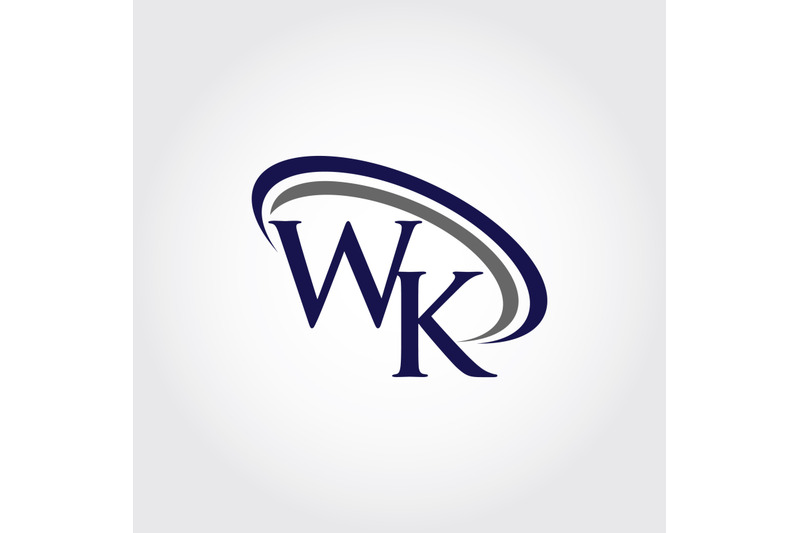 monogram-wk-logo-design