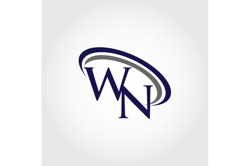 monogram-wn-logo-design