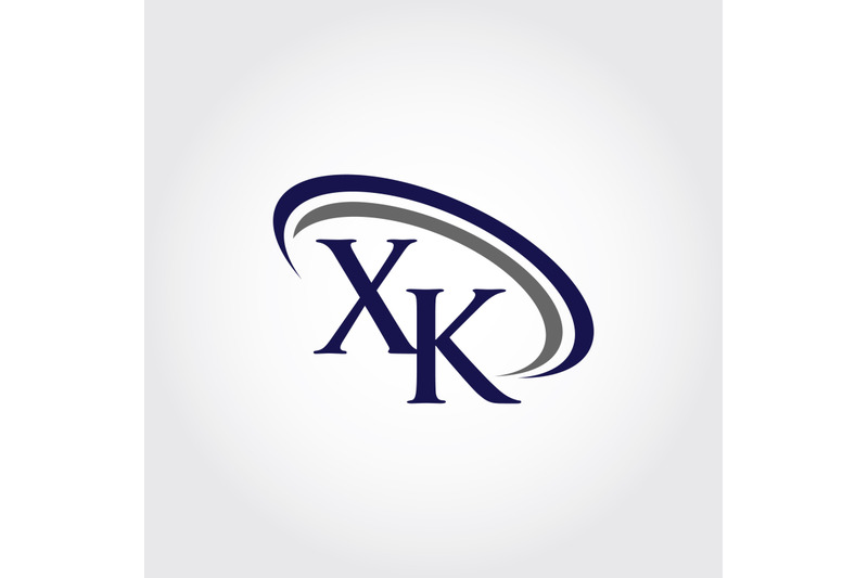 monogram-xk-logo-design