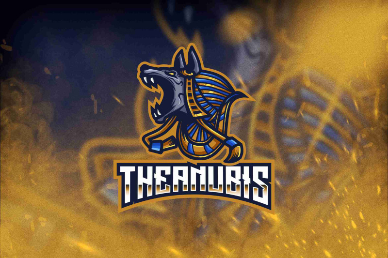 the-anubis-esport-logo-template