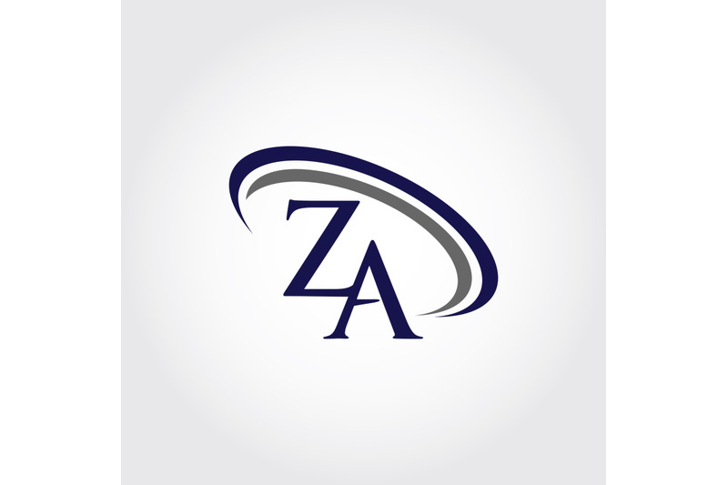 monogram-za-logo-design