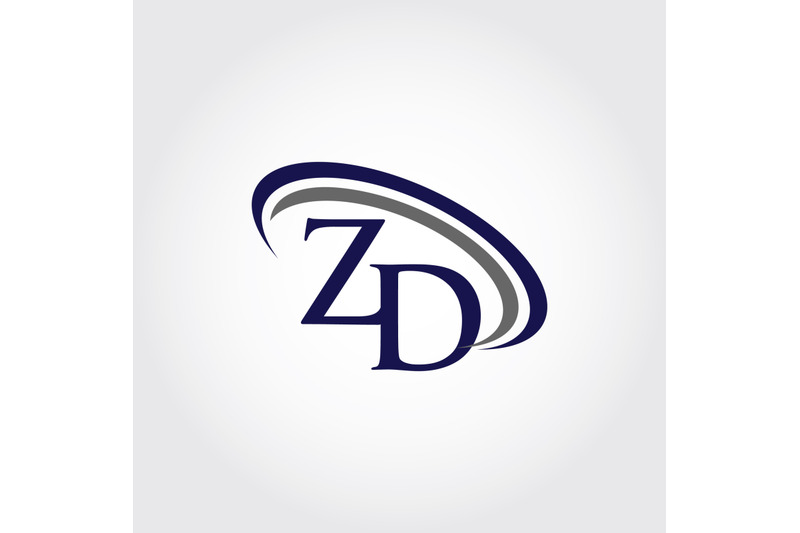 monogram-zd-logo-design