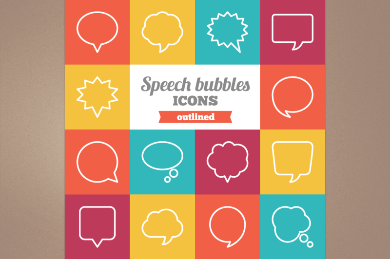 outlined-speech-bubbles-icons