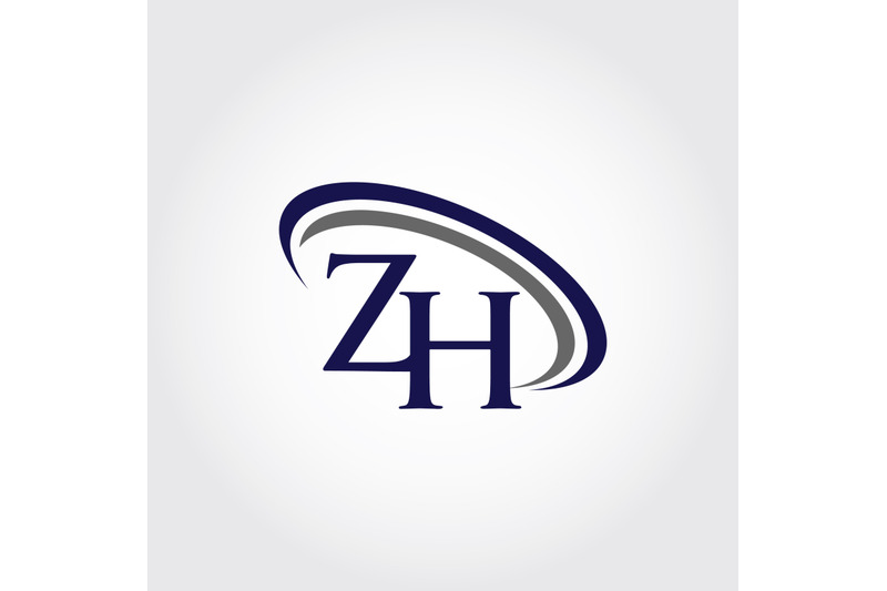 monogram-zh-logo-design
