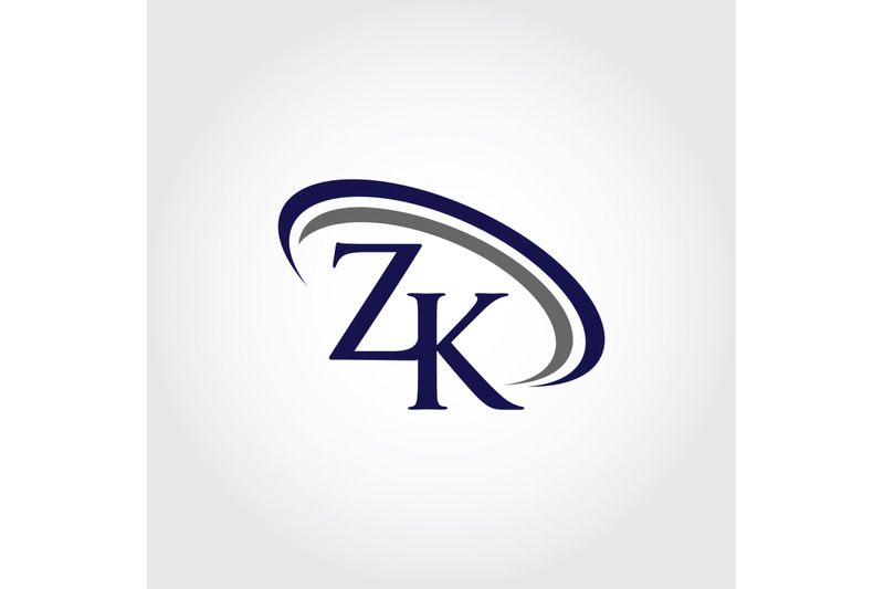 monogram-zk-logo-design