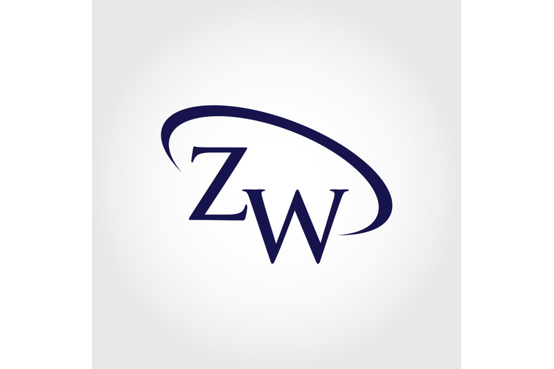 monogram-zw-logo-design