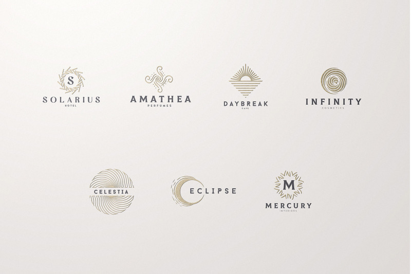 Universe Logo Collection By Michael Rayback Design Thehungryjpeg Com