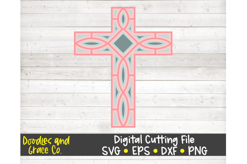 Download Cross 3D Layered Mandala SVG By Doodles and Grace | TheHungryJPEG.com