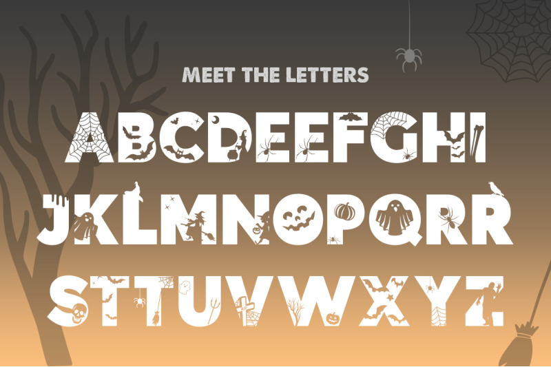 trick-or-treat-silhouette-fonts-spooky-fonts-halloween-fonts