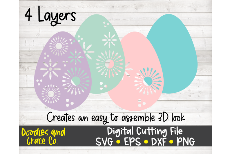 easter-egg-3d-layered-svg