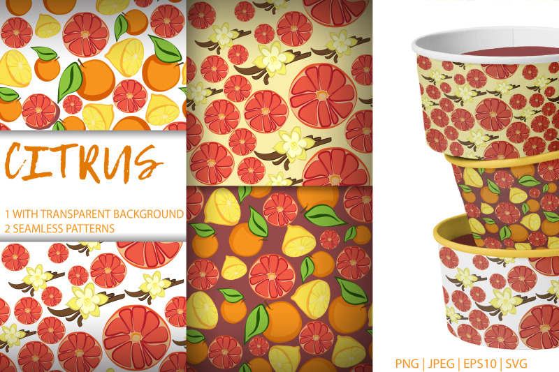 fruits-pattern-collection