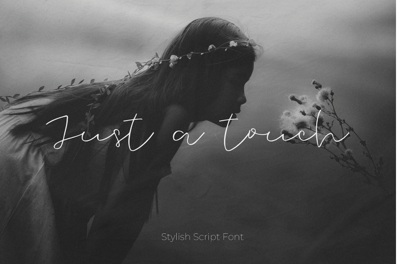 just-a-touch-stylish-script-font