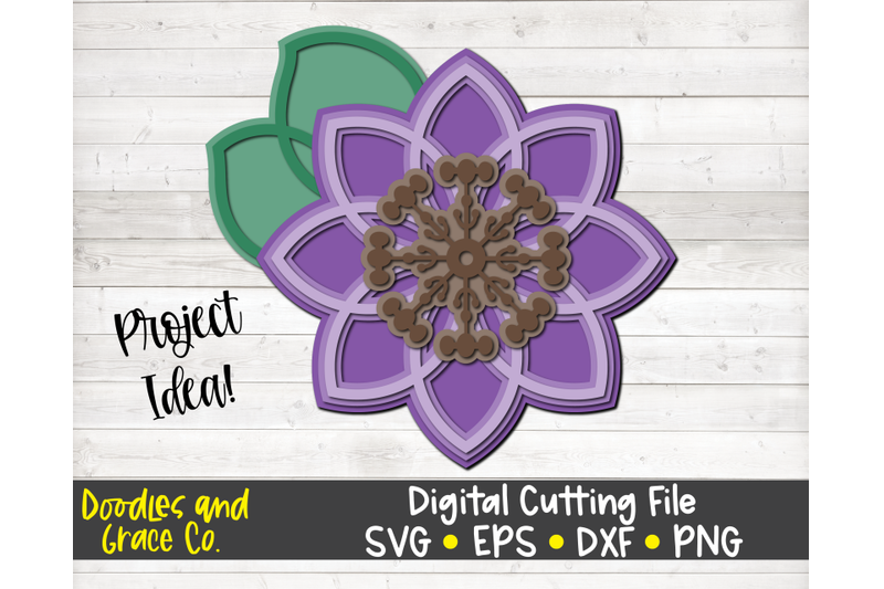 Download Flower 3D Layered Mandala SVG Bundle By Doodles and Grace ...