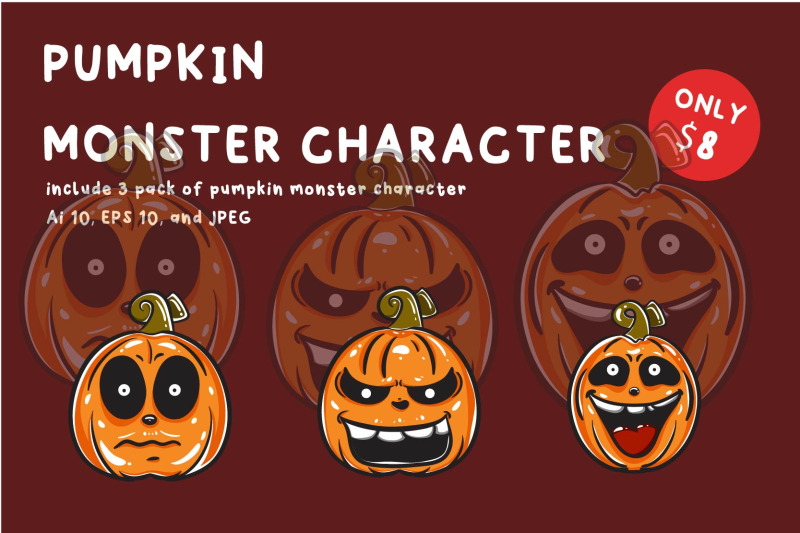 pumpkin-monster-character