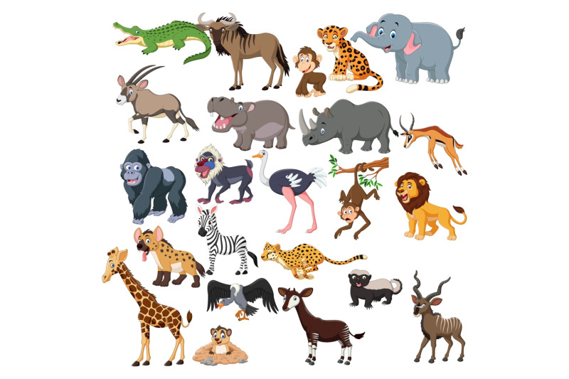 cute-animals-cartoon-vector-set