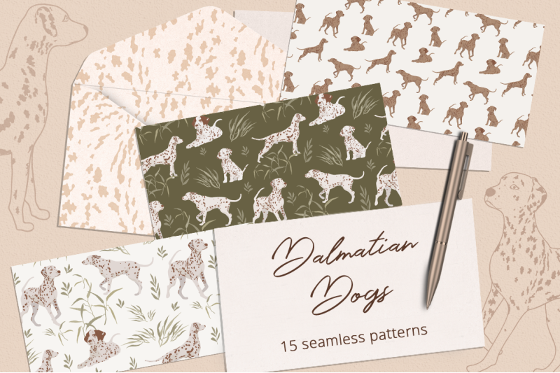 dalmatian-dogs-seamless-patterns