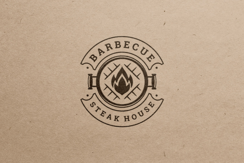 barbecue-grill-logo-template