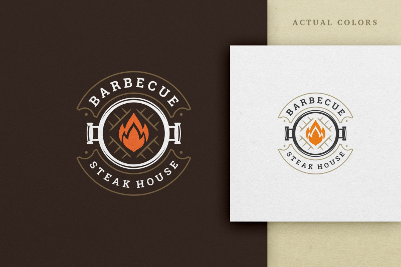 barbecue-grill-logo-template