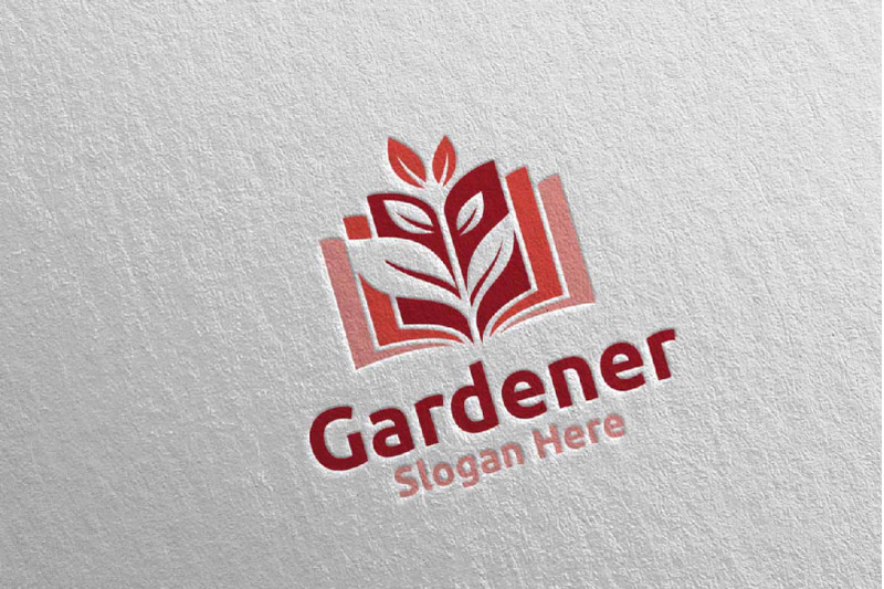 book-botanical-gardener-logo-design-46