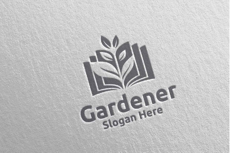 book-botanical-gardener-logo-design-46