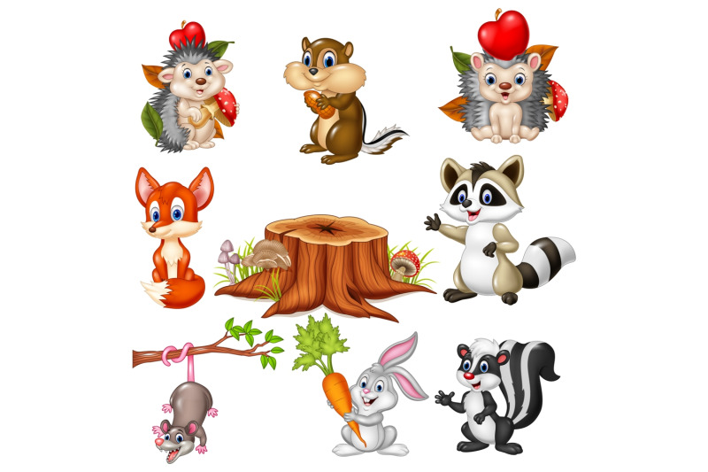 cartoon-wild-animals-vector-set