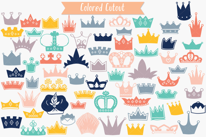 colored-crowns-hand-drawn-princess-tiara-king-queen-royal-doodle