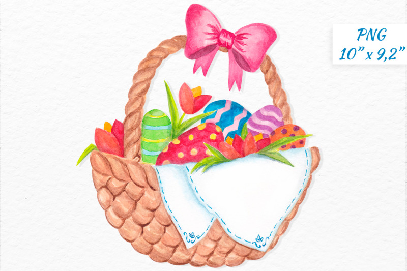 easter-basket-with-colorful-eggs-clipart-watercolor-easter-happy-easte