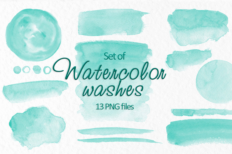 turquoise-watercolor-stains-clipart-watercolor-washes-clipart