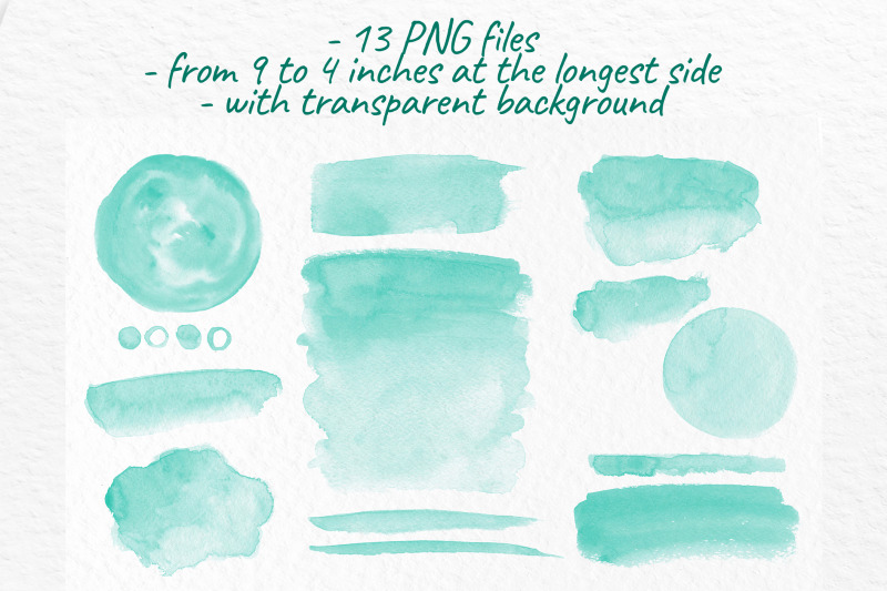 turquoise-watercolor-stains-clipart-watercolor-washes-clipart