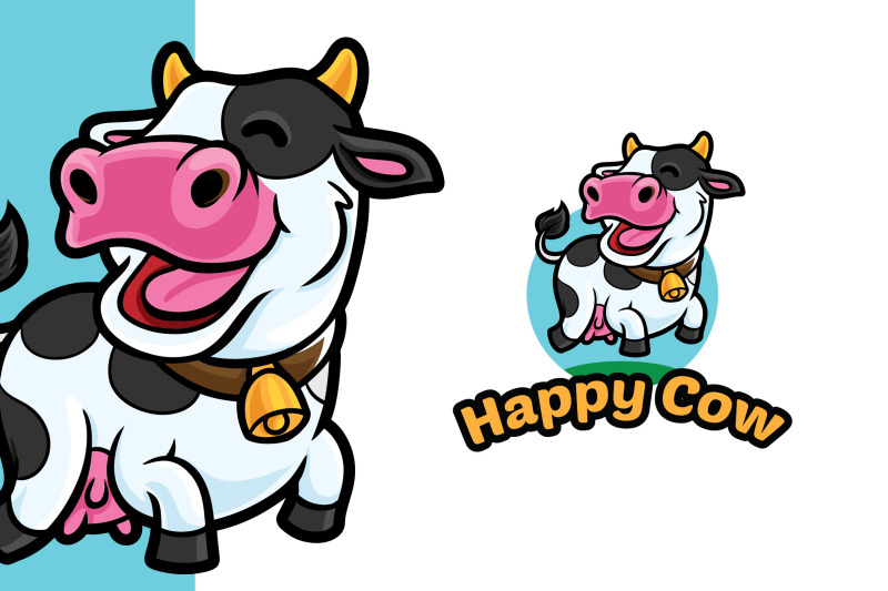 happy-cow-logo-template