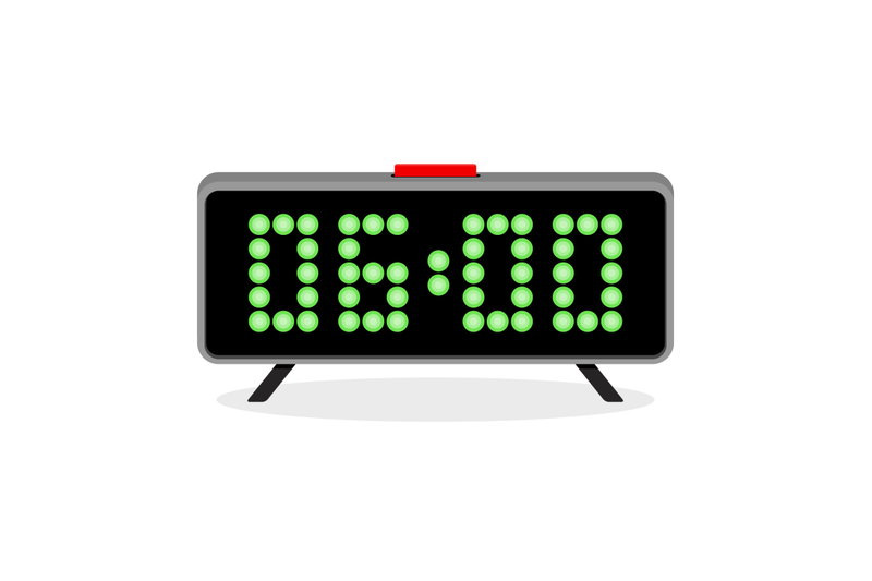 digital-clock-alarm-6-a-m