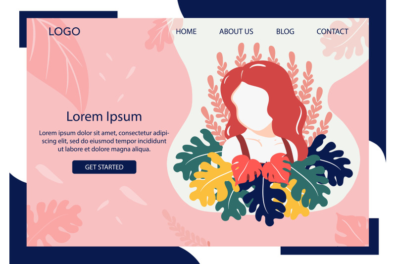 landing-page-fashion-red-hair-girl-with-colorful-leaves