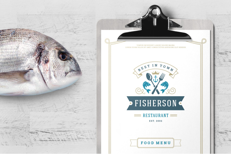 seafood-menu-template-and-logo
