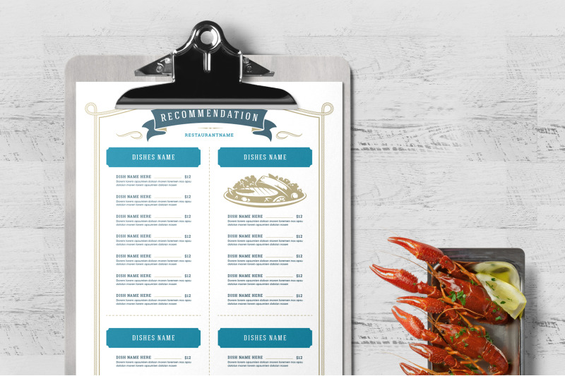 seafood-menu-template-and-logo