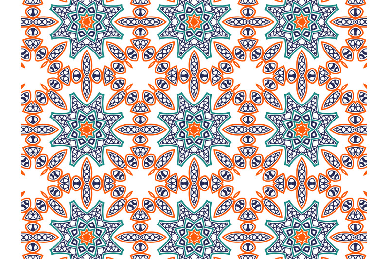 pattern-abstract-orange-navy-blue-color