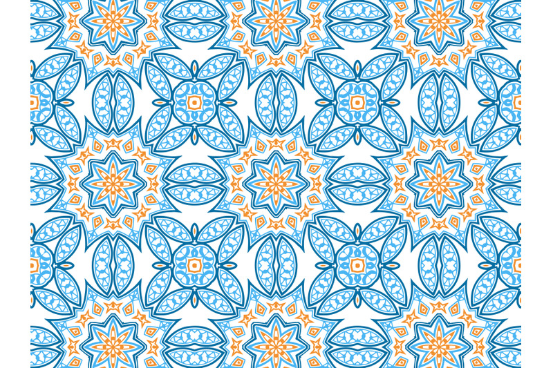 pattern-abstract-navy-blue-orange-color