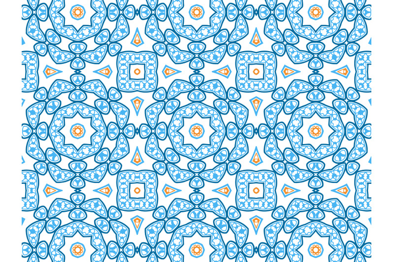 pattern-abstract-navy-blue-orange-color