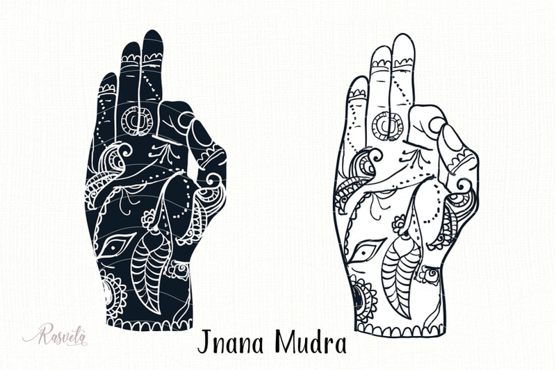 jnana-mudra-mudra-with-mehendi-pattern
