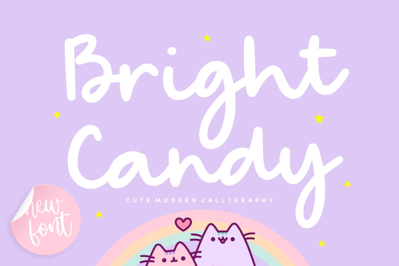 bright-candy-cute-modern-calligraphy-font