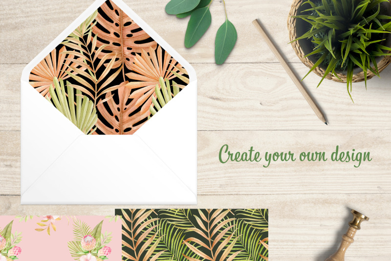 watercolor-tropics-and-dried-palm-leaves-boho-seamless-pattern